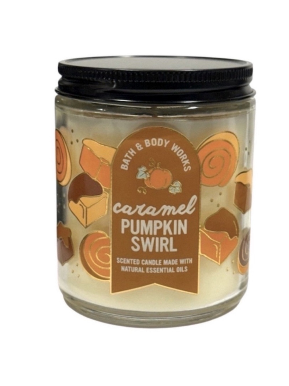 Caramel Pumpkin Swirl Candle - Picture 1 of 1